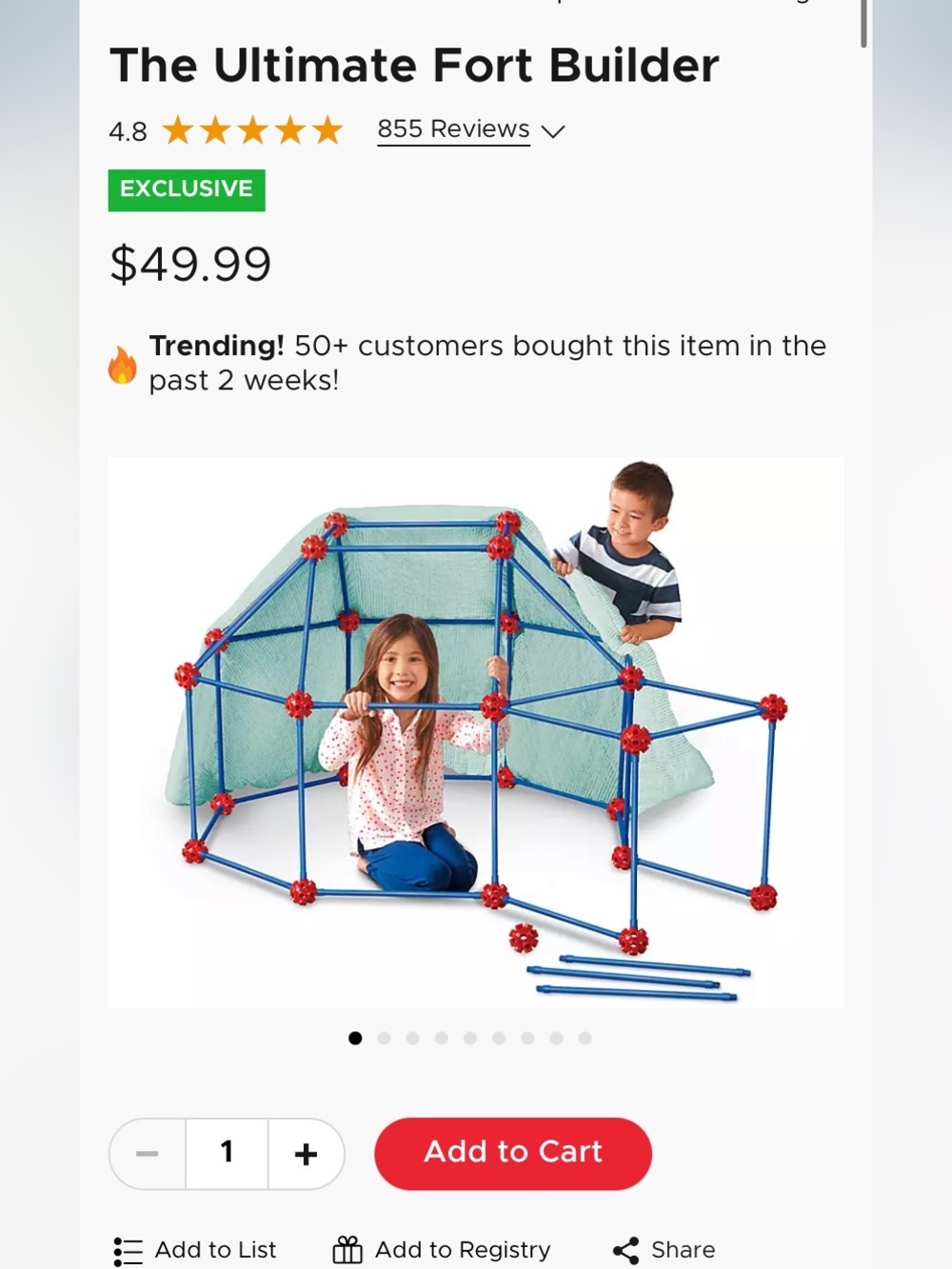 Lakeshore Learning Ultimate Fort Builder (plus extra pieces)